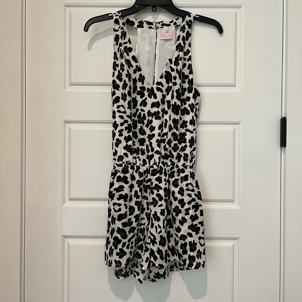 ANIMAL PRINT ROMPER- SIZE MEDIUM
